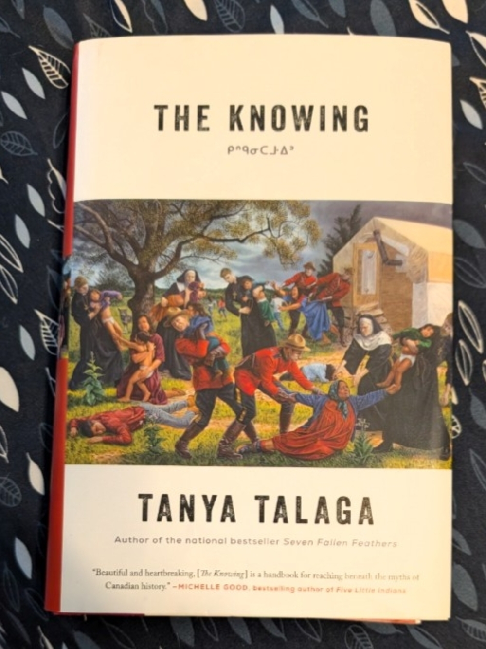 Tanya Talaga The Knowing Hardcover Book - White/Cream Cover